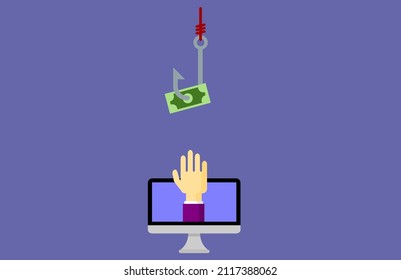 elusive money. elusive money on the hook. endless race for the elusive goal. online elusive money. Pantone 2022 background.