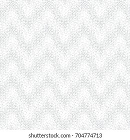Elusive zigzag pattern in white and blue. Abstract vector.