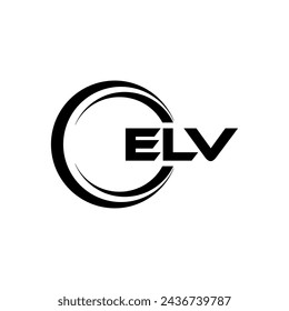 ELV Letter Logo Design, Inspiration for a Unique Identity. Modern Elegance and Creative Design. Watermark Your Success with the Striking this Logo.