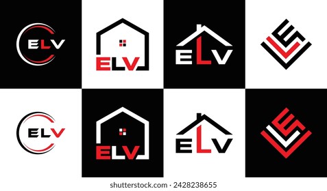 ELV logo. E L V design. White ELV letter. ELV, E L V letter logo design. Initial letter ELV linked circle uppercase monogram logo. E L V letter logo vector design. Most Recent, Featured,