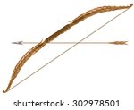 elven longbow and arrow