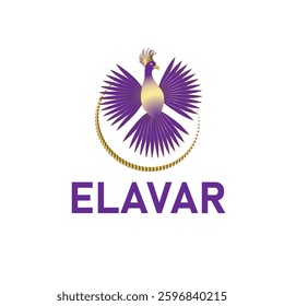 Elver bird logo template for your business
