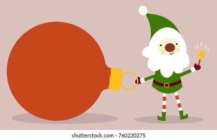 Elves whith bell during Christmas Celebrations