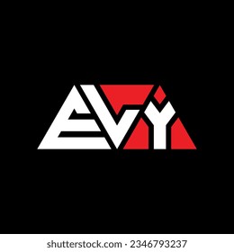 ELY triangle letter logo design with triangle shape. ELY triangle logo design monogram. ELY triangle vector logo template with red color. ELY triangular logo Simple, Elegant, and Luxurious design.