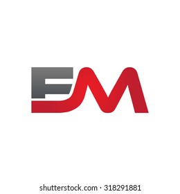 EM company group linked letter logo