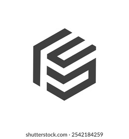 EM concept design logo monogram