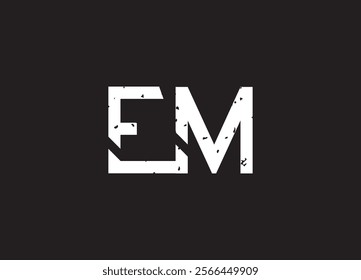 EM Creative logo design and monogram logo
