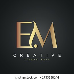 EM creative luxury premium letter logo 