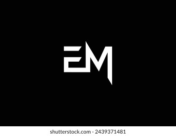 EM Creative Modern Letters Vector Icon Logo