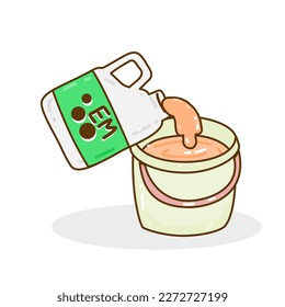 EM Fermented Plant Extract vector.