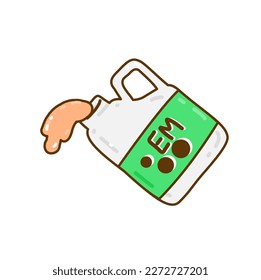 EM Fermented Plant Extract vector.