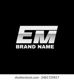 EM graphic of a symbol on black background