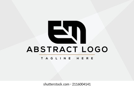 EM Letter Initial Logo Design Template