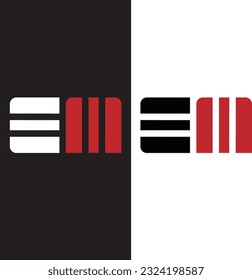 EM letter logo is the best letter logo