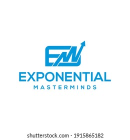 EM letter logo design eps