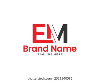 EM Letter Logo design Vector Art, Icons, and Graphics