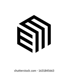 EM letter logo vektor icon template