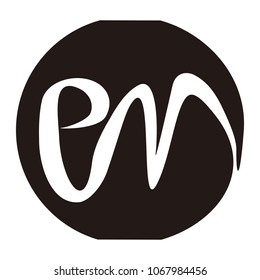 em letter vector logo