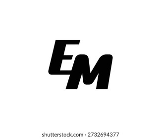 EM Logo Design. em logo