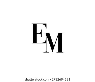 EM Logo Design. em logo