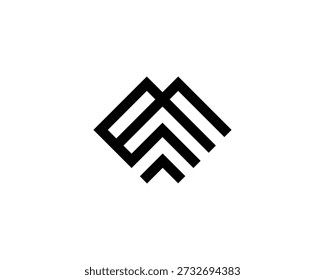 EM Logo Design. em logo