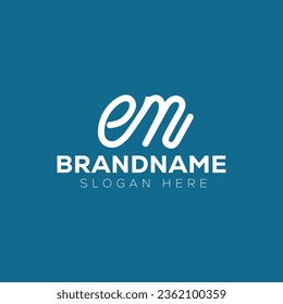EM Logo Design Logo Branding EM LOGO Design