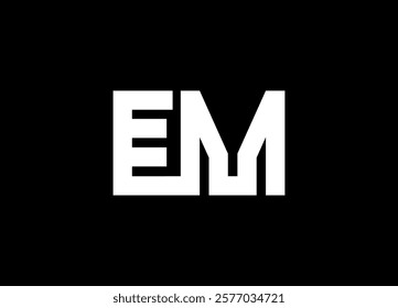 EM Logo Design Creative and Modern Logo Design
