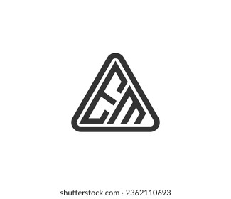 EM logo design vector template