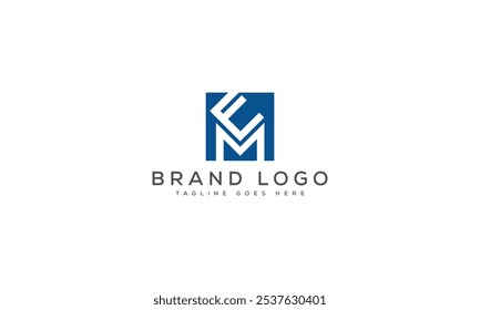 EM logo design vector template design for brand