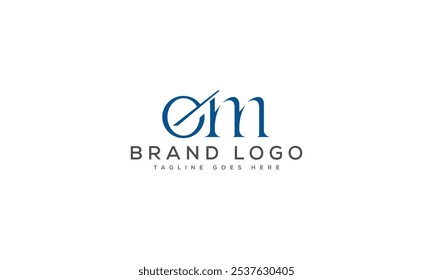 Design do logotipo EM design de modelo vetorial para a marca