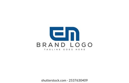 EM logo design vector template design for brand