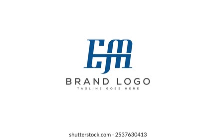 EM logo design vector template design for brand