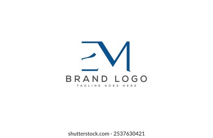 EM logo design vector template design for brand