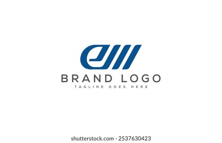 EM logo design vector template design for brand