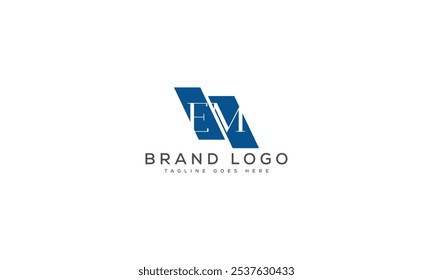 EM logo design vector template design for brand