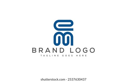 EM logo design vector template design for brand