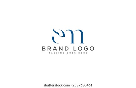 EM logo design vector template design for brand