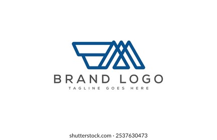 EM logo design vector template design for brand