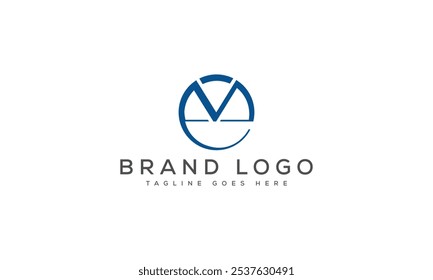 EM logo design vector template design for brand