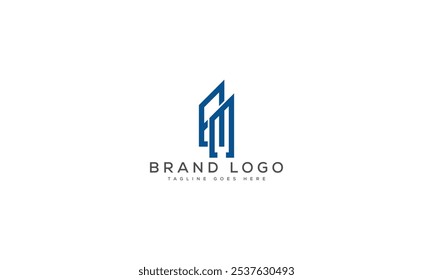 EM logo design vector template design for brand