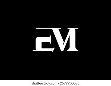 EM logo desing and monogram logo