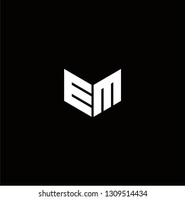 EM Logo Letter ininial Designs Templete