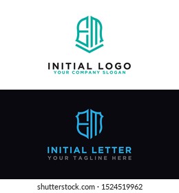 EM Logo Set is a modern graphic design, Inspirational logo design for all companies. -Vectors