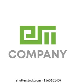 em logo vector design template sign