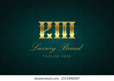 EM LUXURY LETTER LOGO DESIGN. It is a luxury letter monogram logo, this logo is made by combining two letters