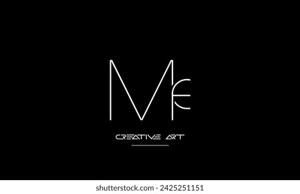 EM, ME, E, M abstract letters logo monogram