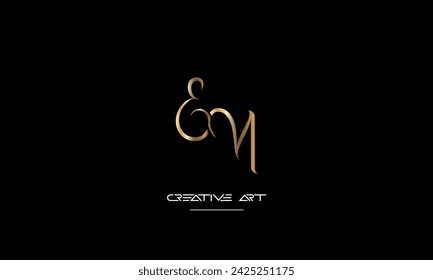 EM, ME, E, M abstract letters logo monogram