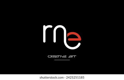 EM, ME, E, M abstract letters logo monogram