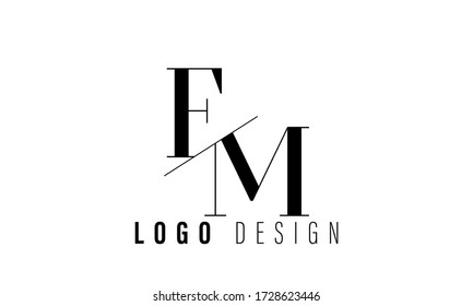 EM ME Letter Initial Logo Design Template
