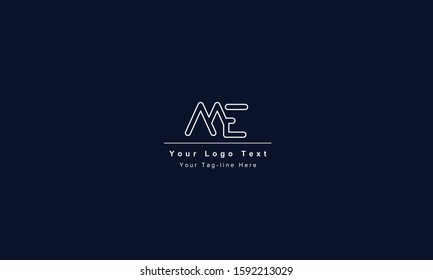 EM ME letter logo. Unique attractive creative modern initial EM ME E M initial based letter icon logo